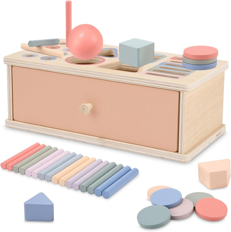 Caja Sensorial Montessori – Clasifica, Encaja y Descubre