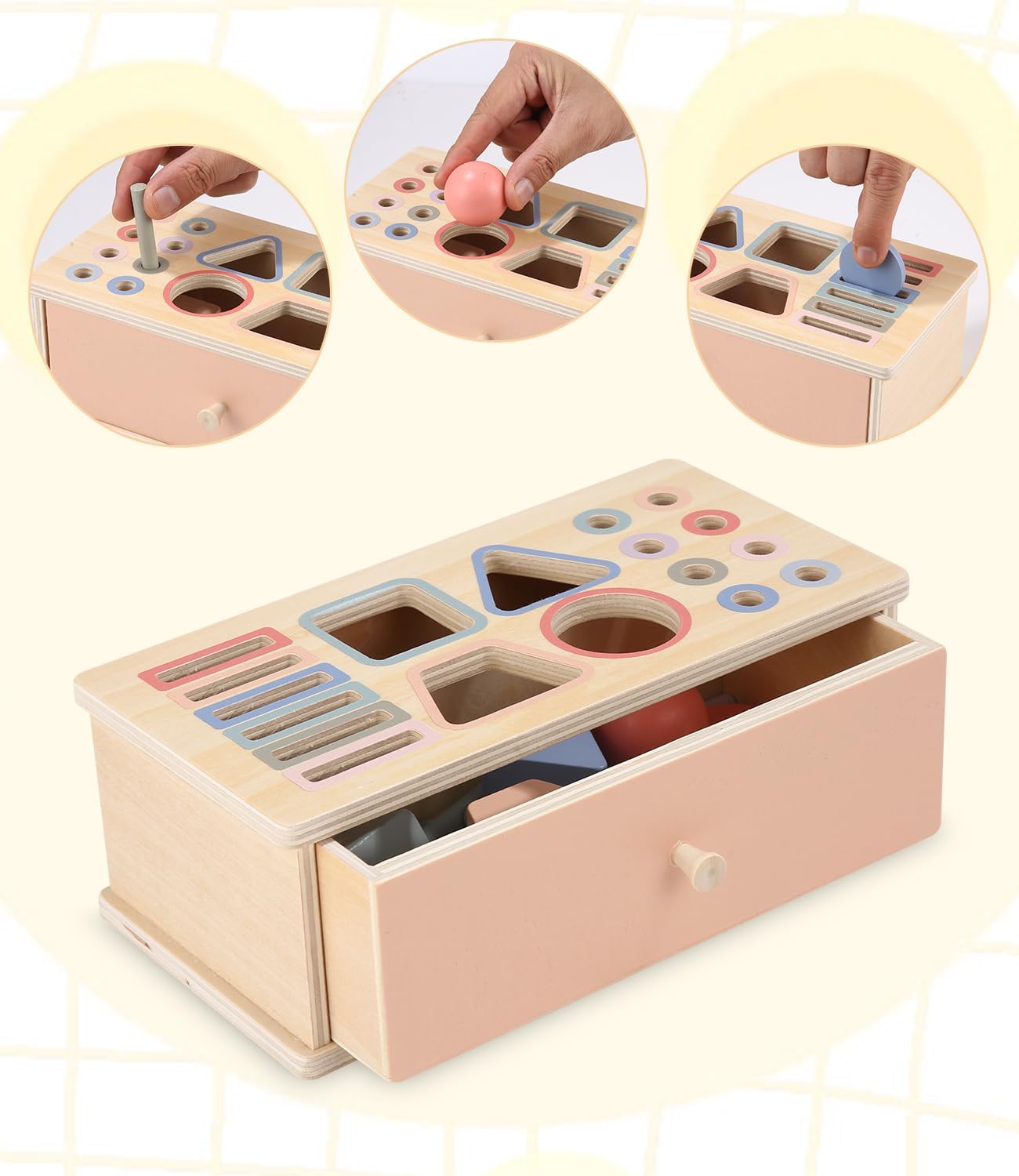 Caja Sensorial Montessori – Clasifica, Encaja y Descubre