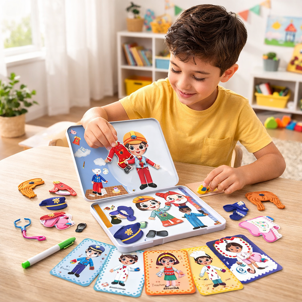 Caja Magnética Imagina y Crea Profesiones