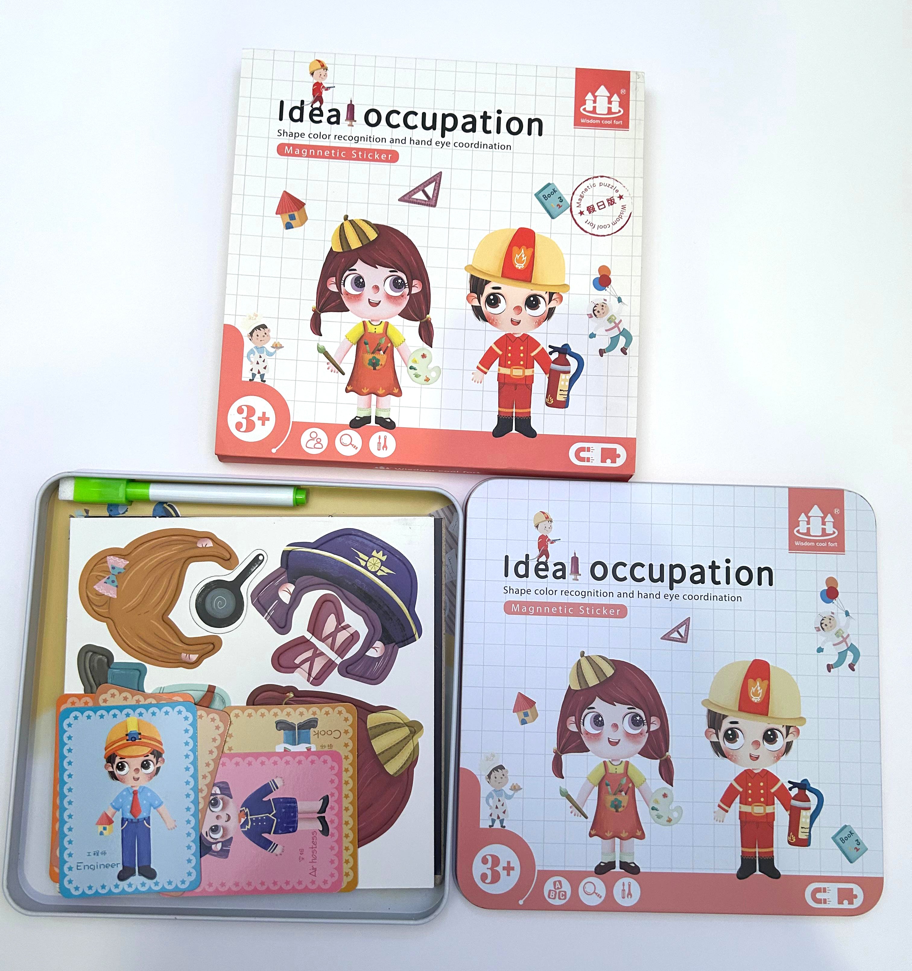 Caja Magnética Imagina y Crea Profesiones