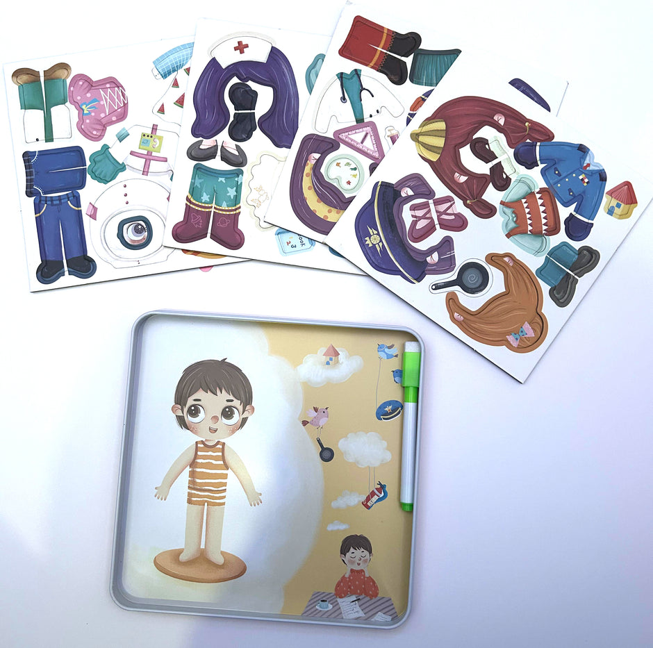 Caja Magnética Imagina y Crea Profesiones