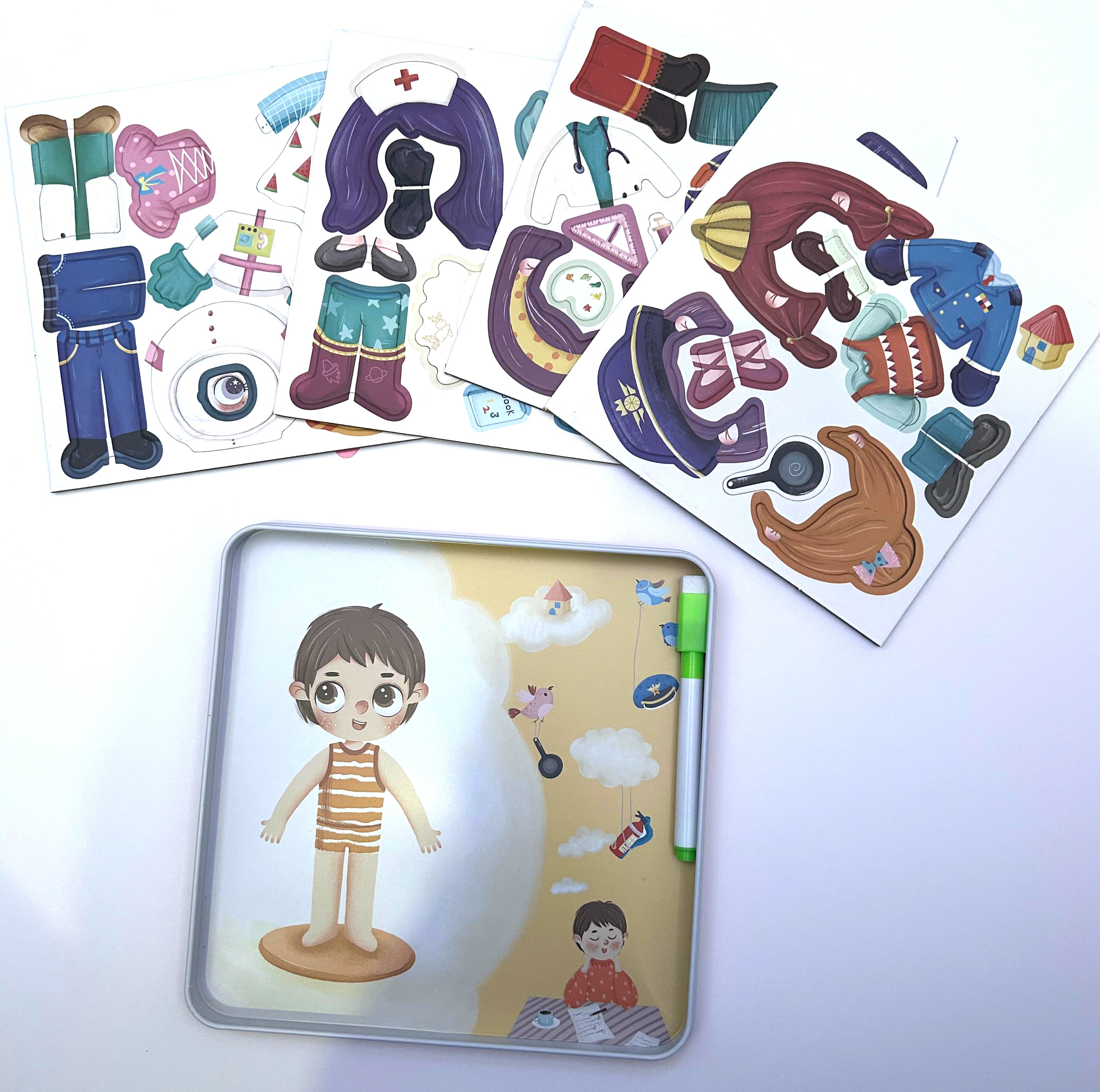 Caja Magnética Imagina y Crea Profesiones