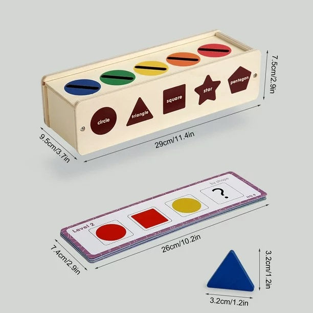 Caja Descubre & Clasifica – Juego Montessori de Figuras y Colores