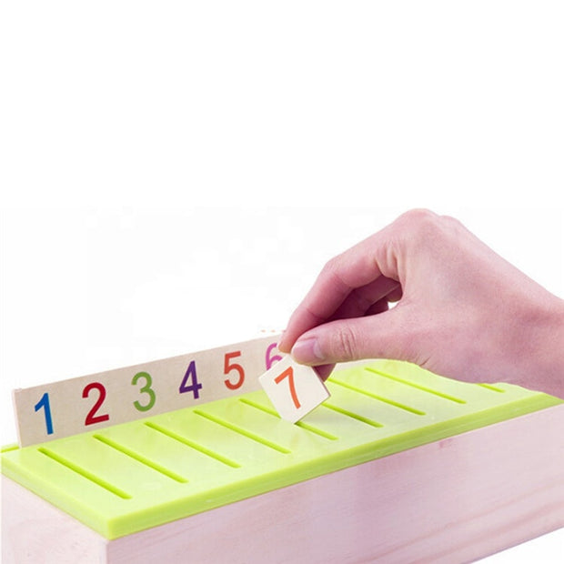 Juego de Clasificación y Reconocimiento de Figuras – Caja de madera con tarjetas educativa