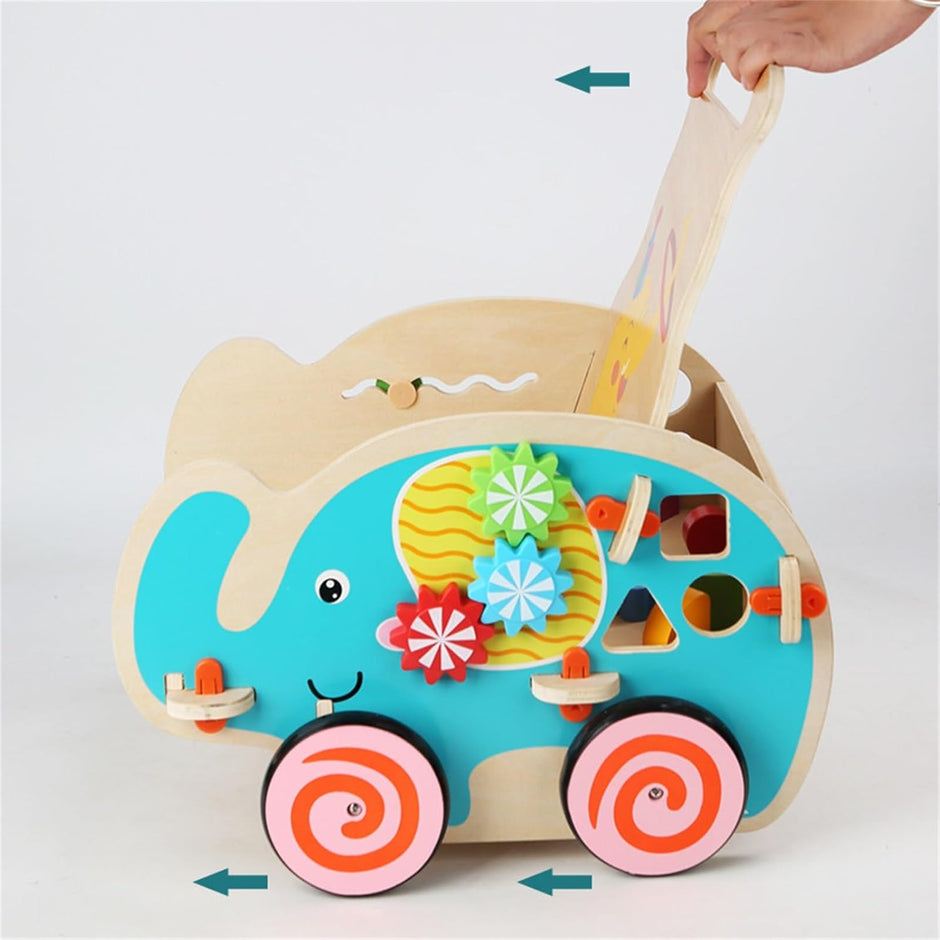 Caminador Educativo Elefante Azul Multifuncional