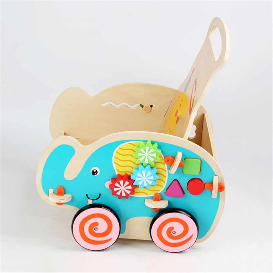 Caminador Educativo Elefante Azul Multifuncional