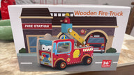 Camión de Bomberos de Madera con Luces – Rescates llenos de imaginación