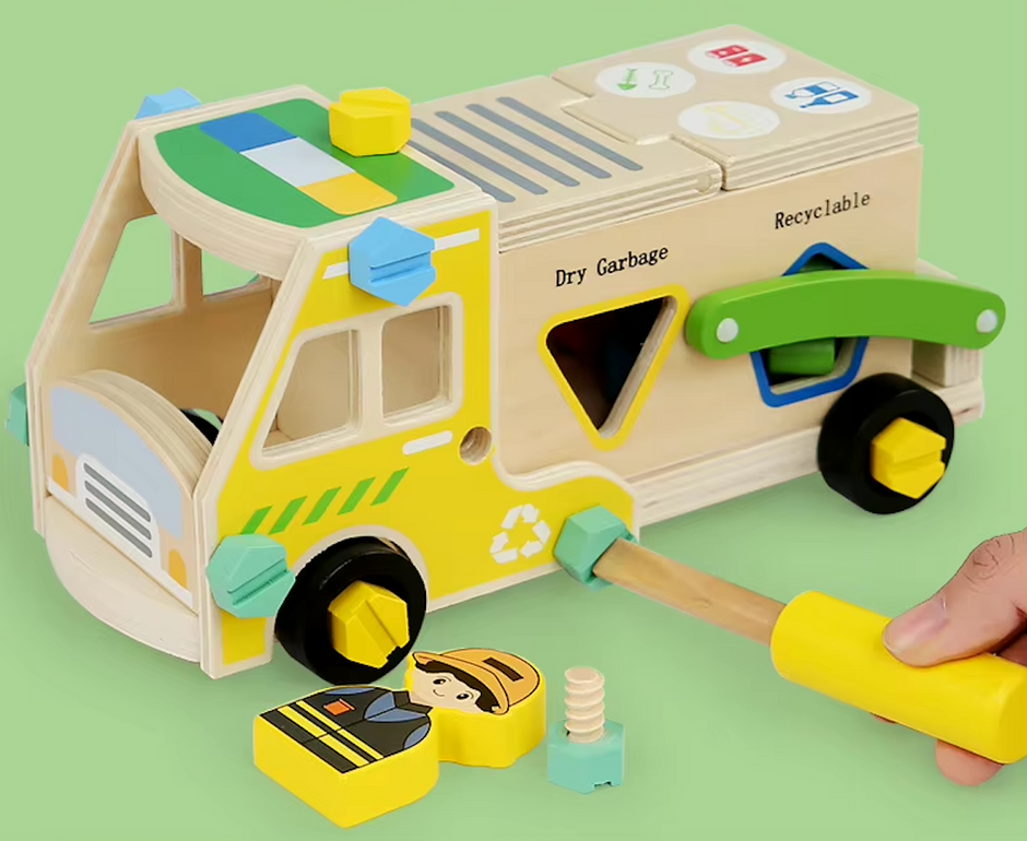Camión de Reciclaje – Juego Montessori de Clasificación