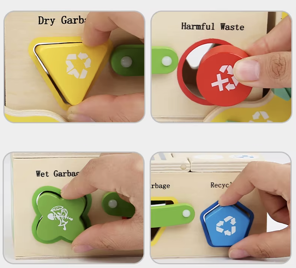 Camión de Reciclaje – Juego Montessori de Clasificación