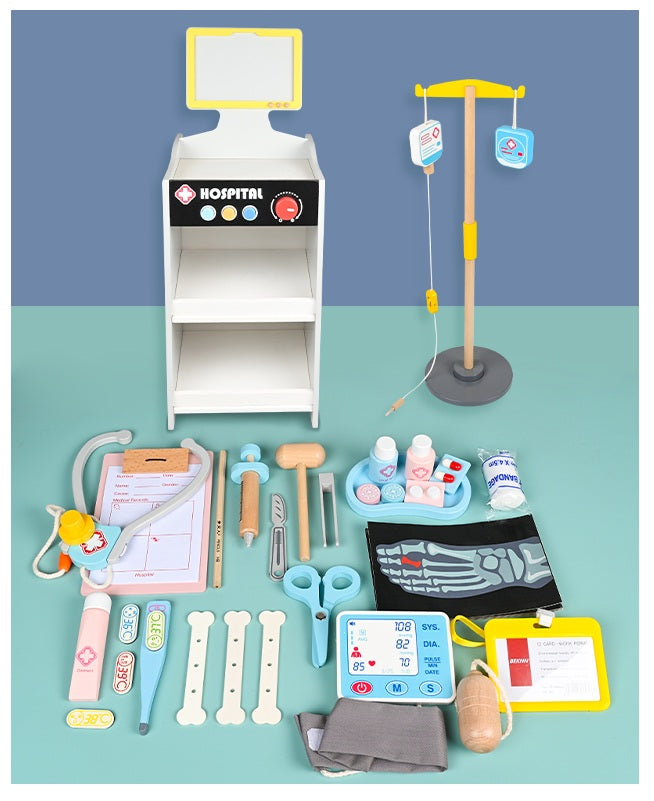 Carrito Hospital de Juguete con Accesorios Médicos