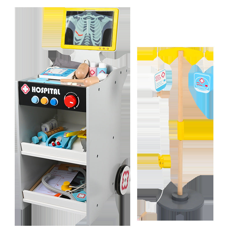 Carrito Hospital de Juguete con Accesorios Médicos