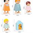 Casa de Madera Montessori “Dulce Hogar” – Juego de Imitación y Creatividad