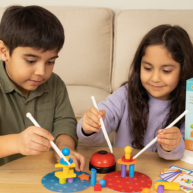 Clip Clip Happy - Juego de Pinzas Reto de Colores – Desafío de Habilidad y Velocidad