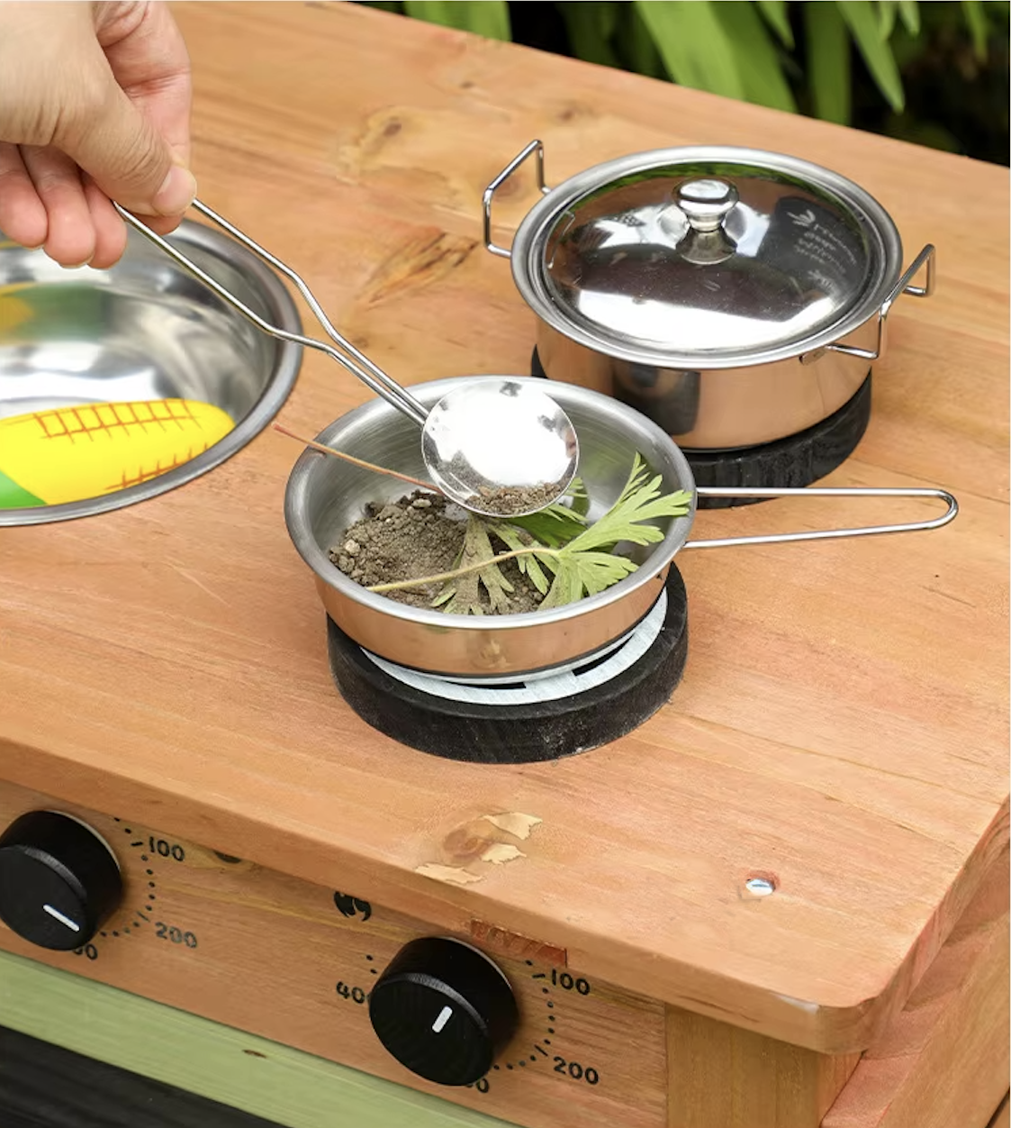 Cocina Exterior de Madera – Juego Creativo al Aire Libre