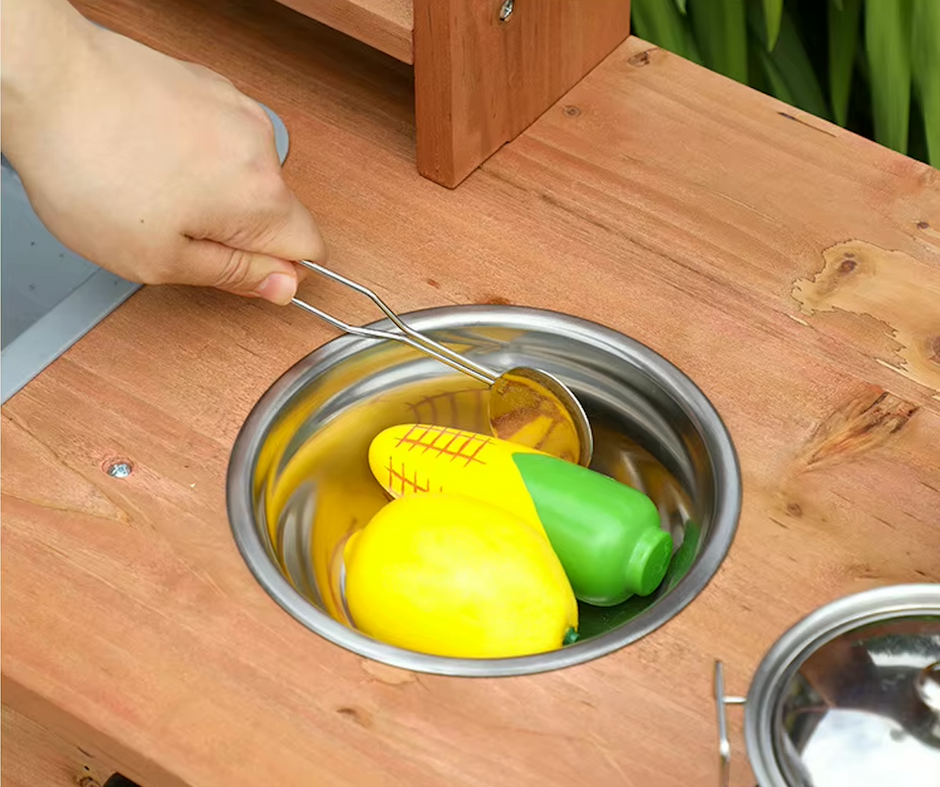 Cocina Exterior de Madera – Juego Creativo al Aire Libre