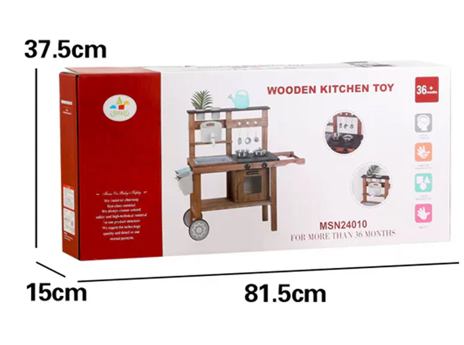 Cocina Exterior de Madera – Juego Creativo al Aire Libre