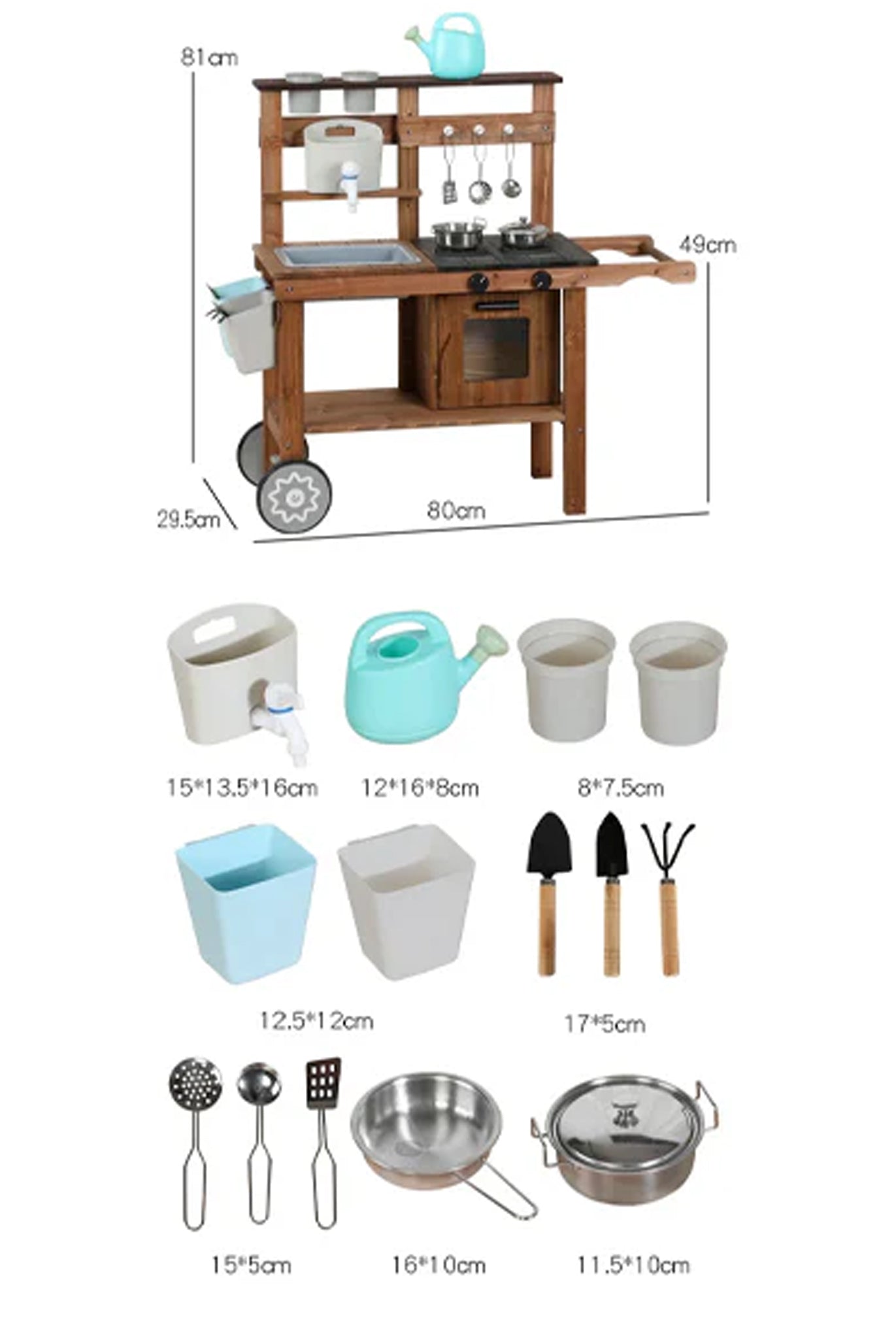 Cocina Exterior de Madera – Juego Creativo al Aire Libre