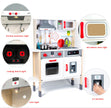 Cocina Interactiva de Madera – Luces, sonidos, accesorios reales y más de 5 funciones que despiertan la creatividad (110cm)