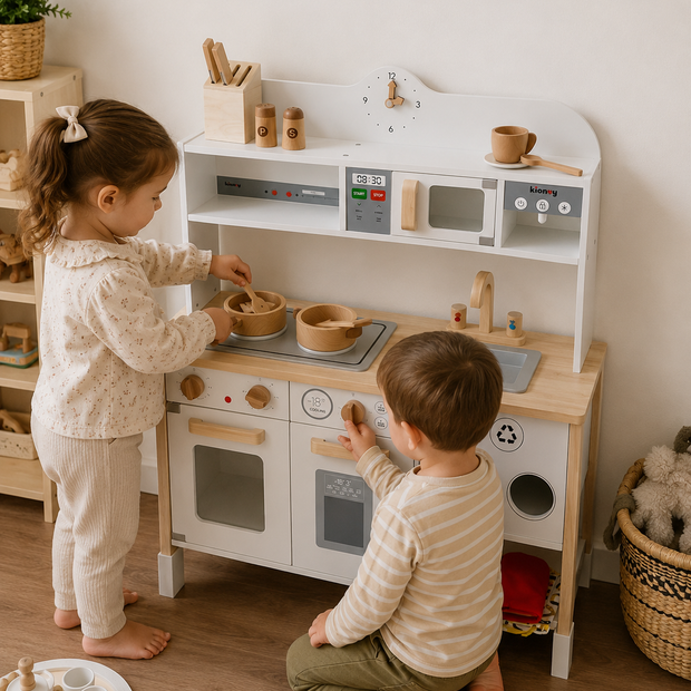 Cocina Montessori Nórdica – Juego de Imitación Educativo