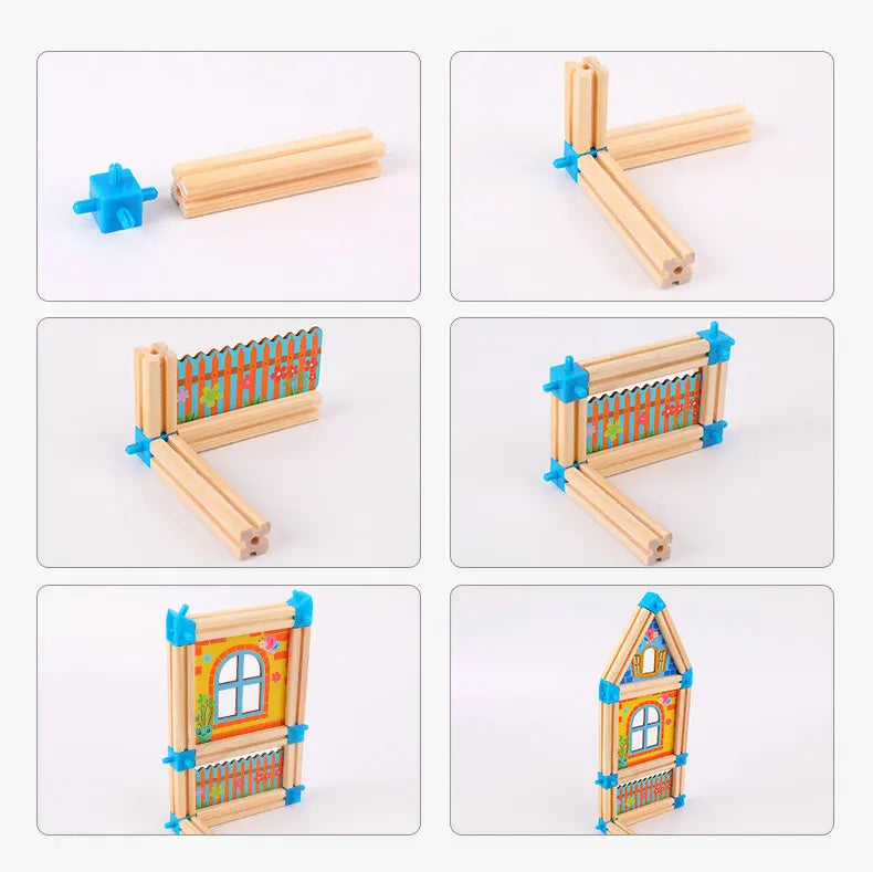 Dream Builders – Set de Construcción Creativa de Madera