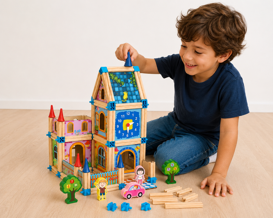 Dream Builders – Set de Construcción Creativa de Madera