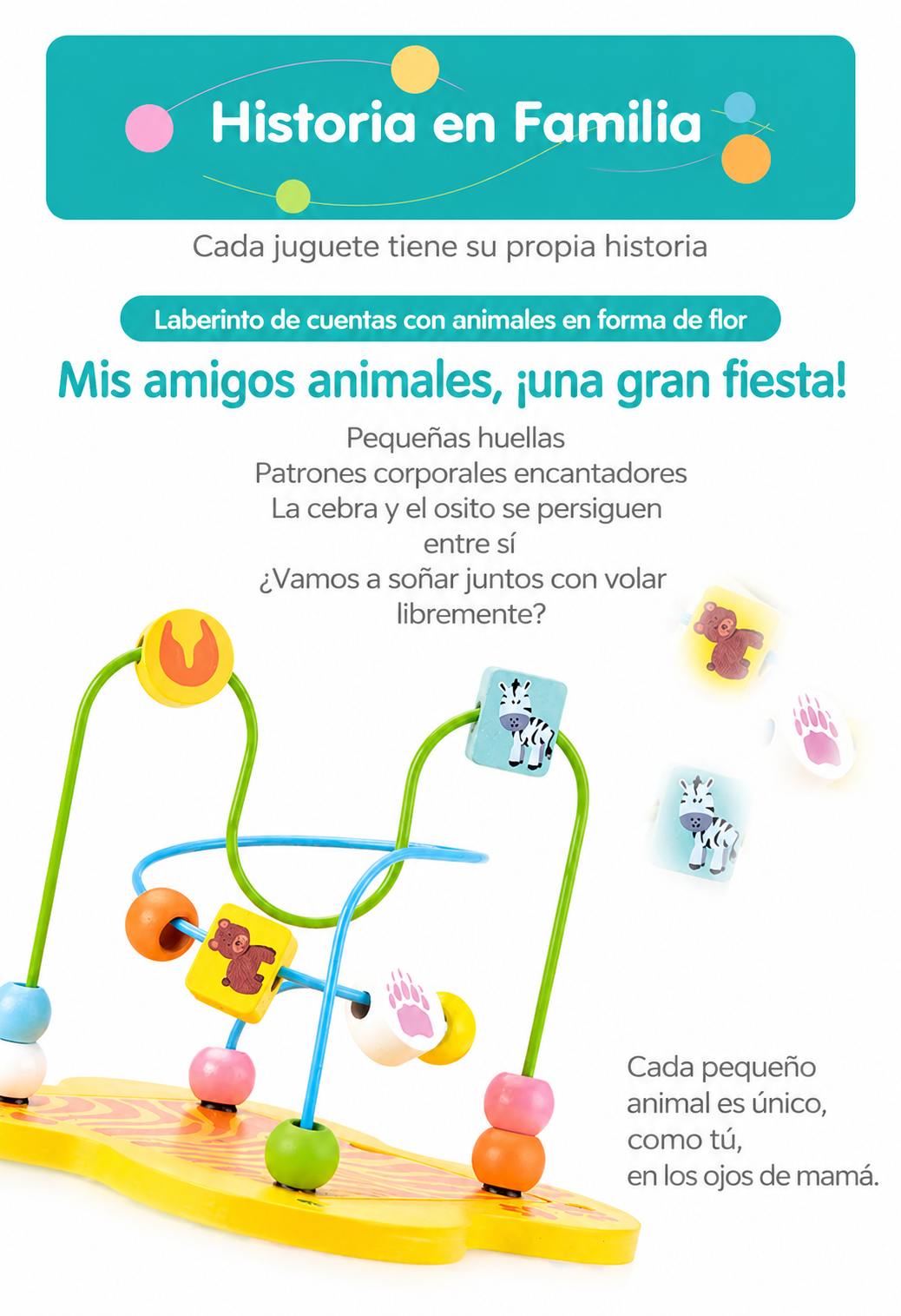 Cubo Montessori de Actividades – Mini Mundo Animal