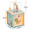 Cubo de Actividades Océano 5 en 1 – Aventura Montessori en Madera