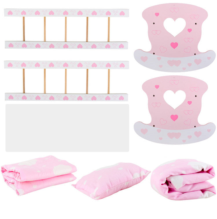 Cuna Mecedora de Madera para Muñeca – Juega, cuida y comparte con amor