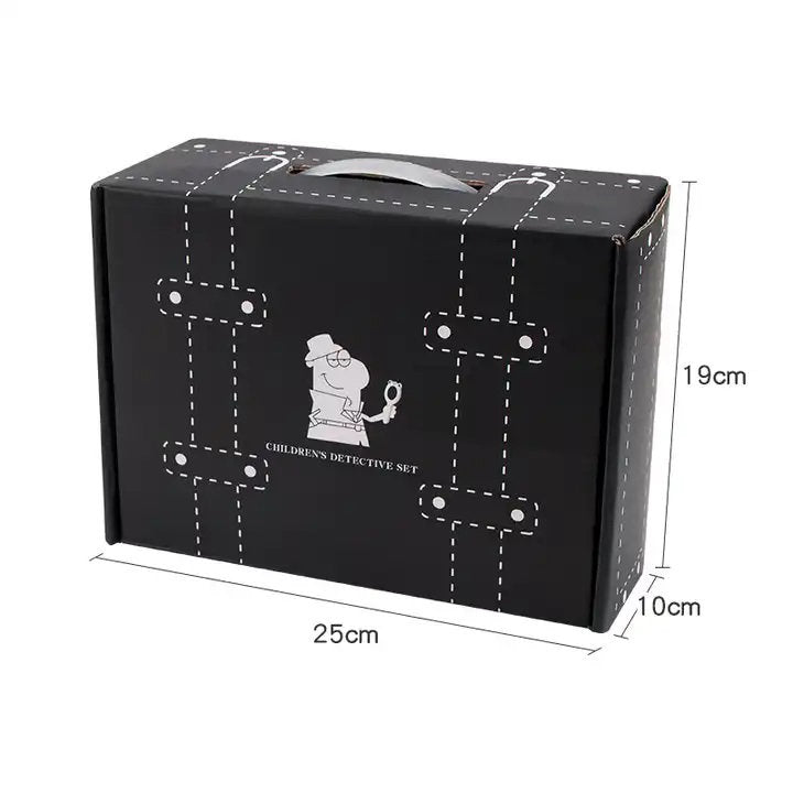 Detective en Acción – Kit de Investigación con Accesorios de Madera y Disfraz