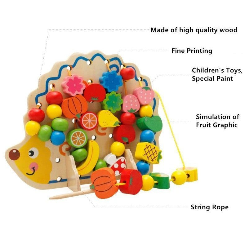 Erizo Enhebrador – Aventura de Colores y Frutas