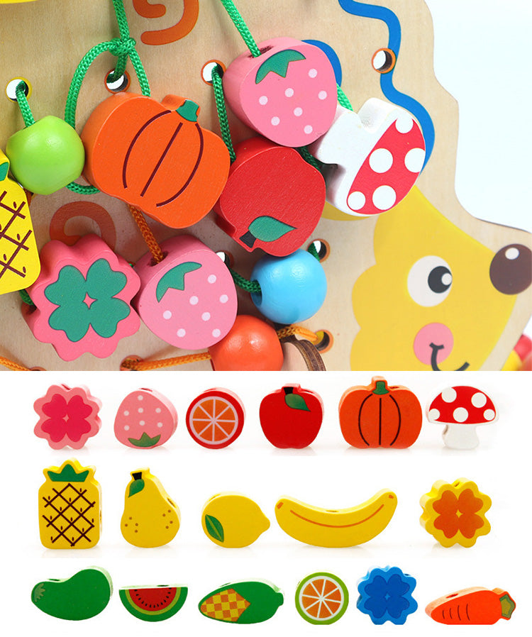 Erizo Enhebrador – Aventura de Colores y Frutas