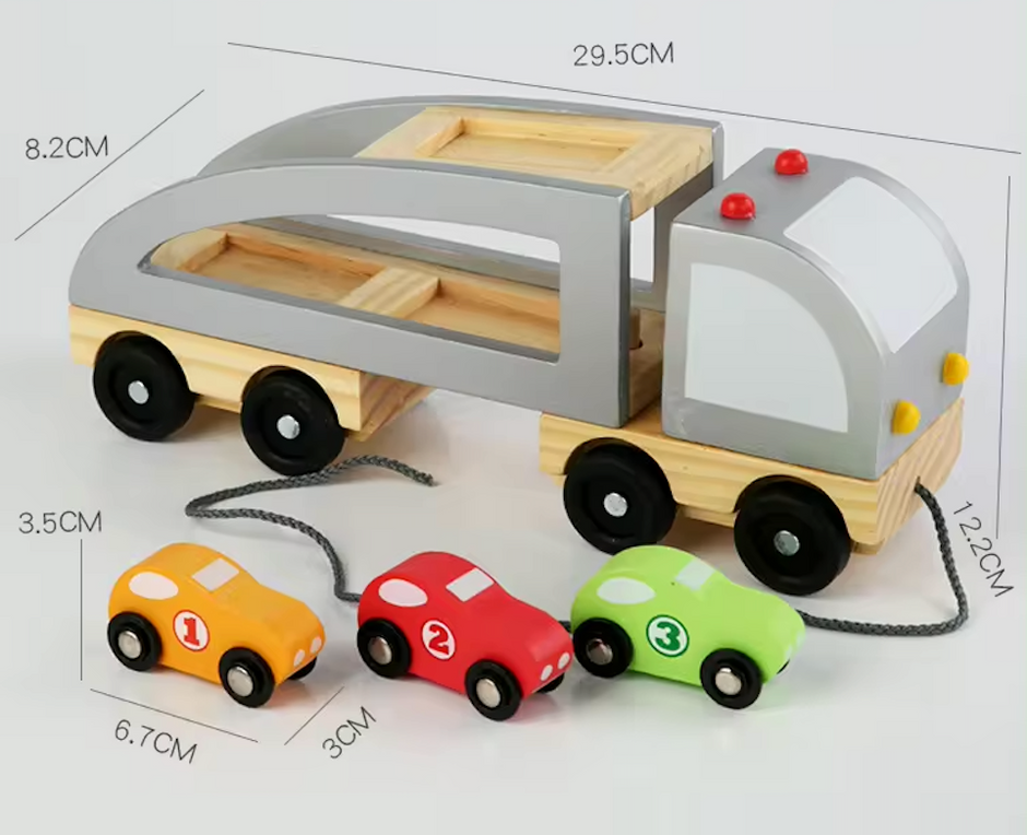 Grúa y Carros de Madera – ¡Rescates en Marcha!