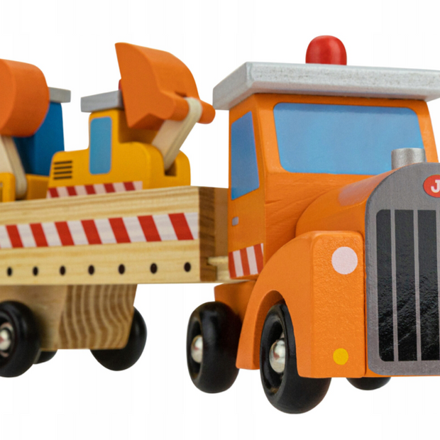 Mega Grúa de Construcción - Transporte y Obra en Marcha