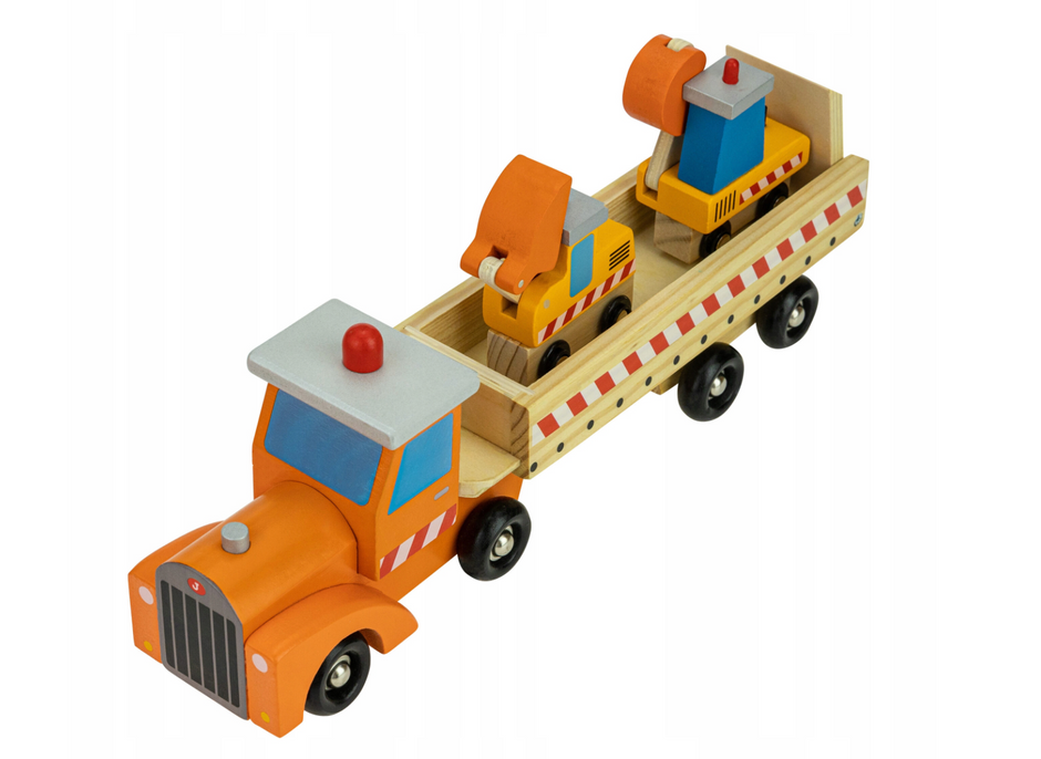 Mega Grúa de Construcción - Transporte y Obra en Marcha