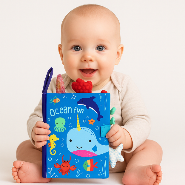 Aventuras en el Océano – Libro sensorial para pequeñas manos curiosas