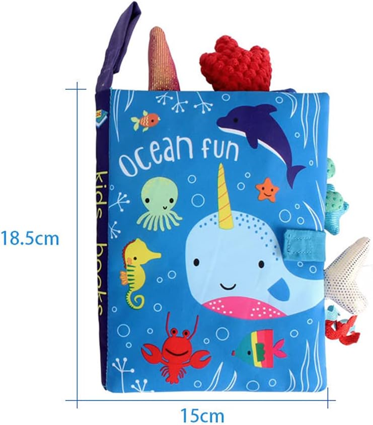 Aventuras en el Océano – Libro sensorial para pequeñas manos curiosas