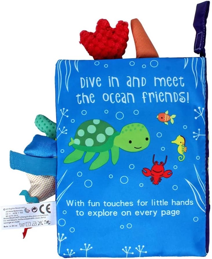 Aventuras en el Océano – Libro sensorial para pequeñas manos curiosas