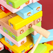 Torre Animal Jenga – Juego de Madera Montessori con Dados y Tarjetas
