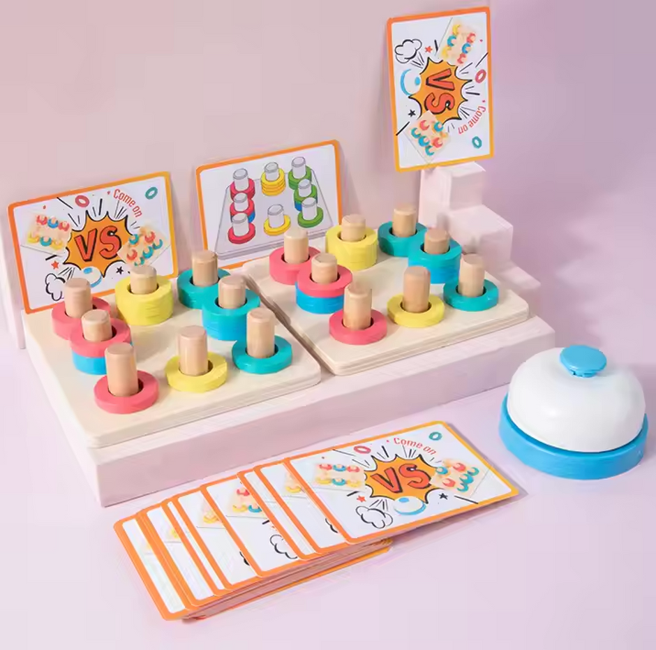 Juego de Clasificación de Colores – Mesa Montessori de Coordinación y Lógica