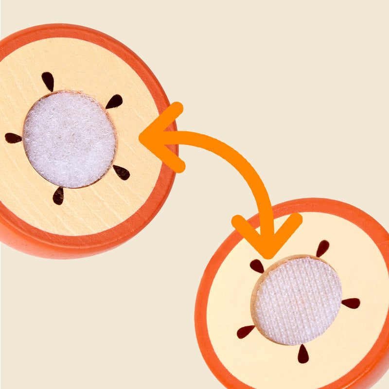 Canasta de Frutas de Madera – Juego Montessori Educativo