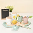 Lemon Tea Party – Juego de Té de Madera con Estilo Refrescante