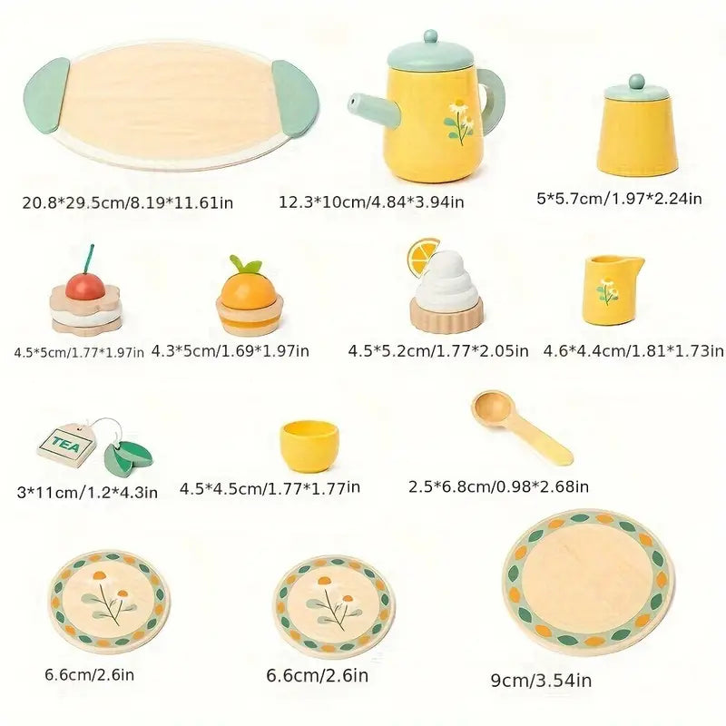 Juego de Té de Verano – Dulces Momentos al Sol