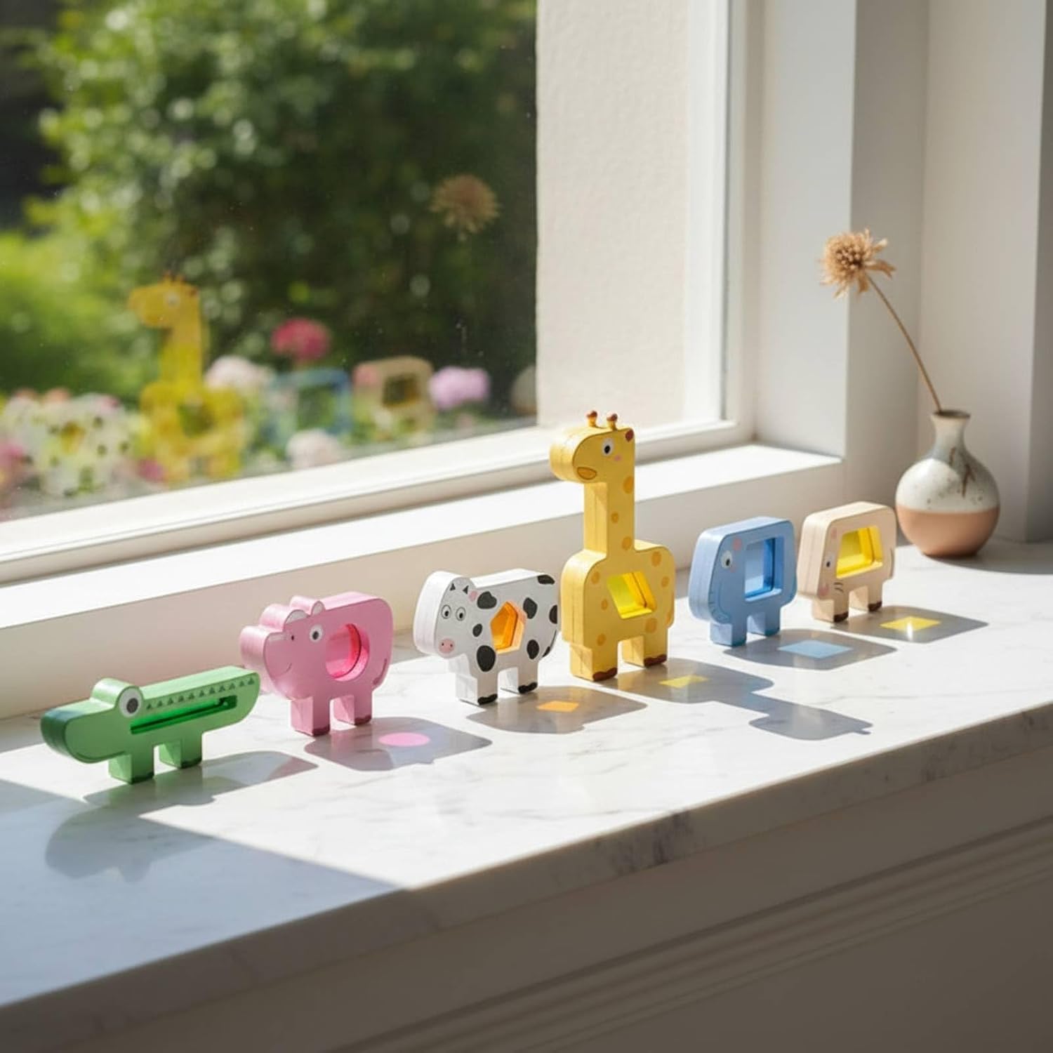 Juego de Equilibrio y Apilamiento – Animales Divertidos