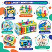Centro de Actividades Montessori 8 en 1 – Buho Musical