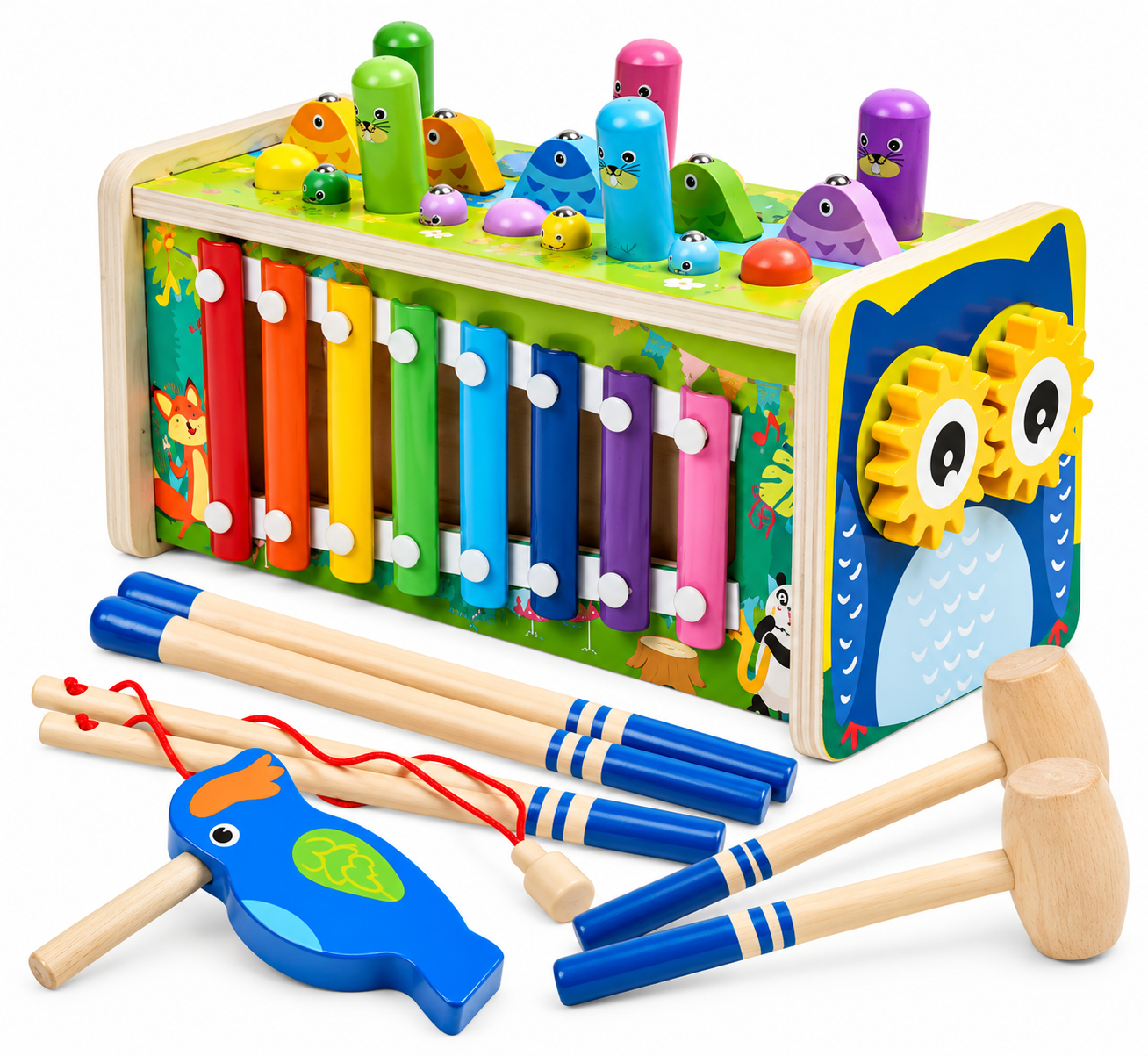Centro de Actividades Montessori 8 en 1 – Buho Musical