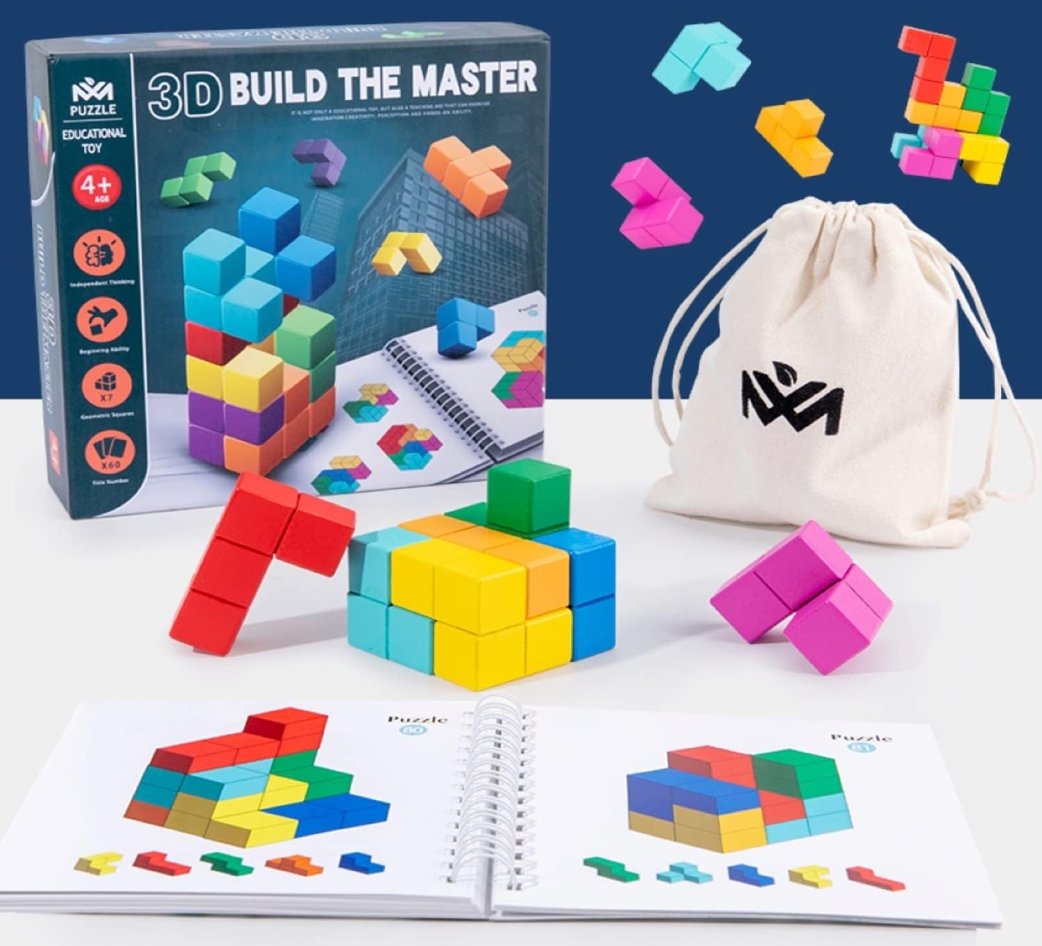 Bloques 3D Build Master – Desafío de Construcción y Lógica