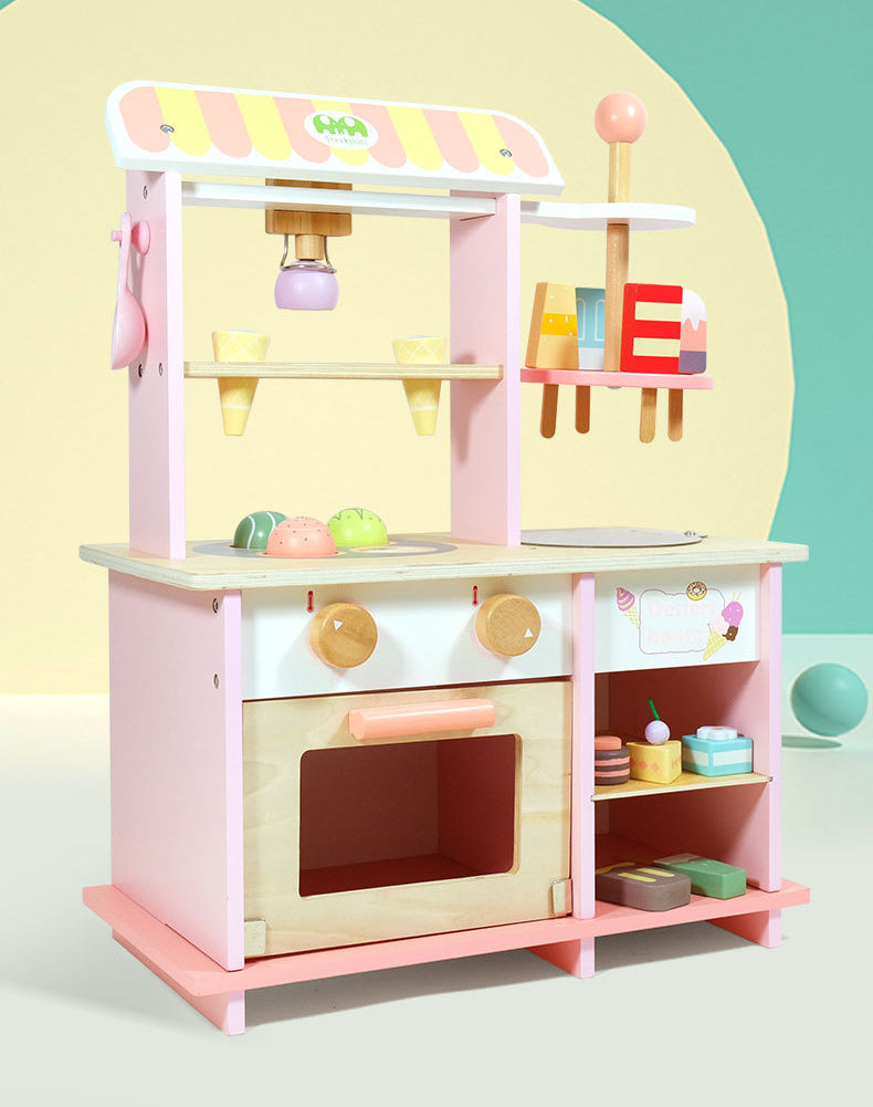 Tienda de Helados y Postres de Madera – Crea Sabores, Sirve y Juega