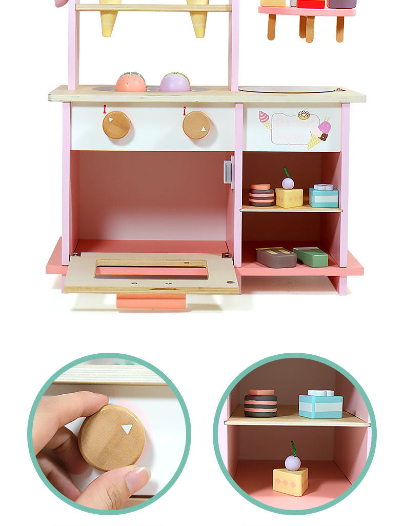 Tienda de Helados y Postres de Madera – Crea Sabores, Sirve y Juega