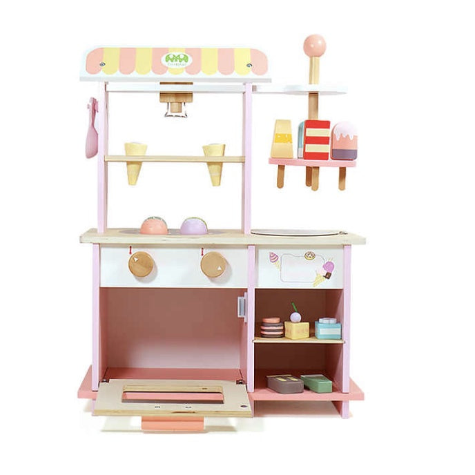 Tienda de Helados y Postres de Madera – Crea Sabores, Sirve y Juega