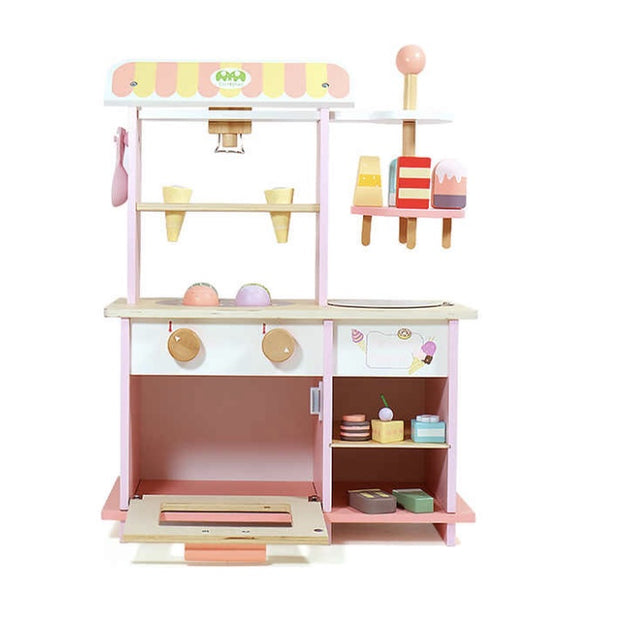 Tienda de Helados y Postres de Madera – Crea Sabores, Sirve y Juega